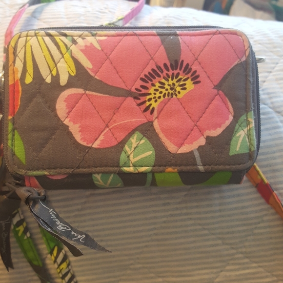 VERA BRADLEY WALLET ON STRING W/STRAP - Picture 2 of 7